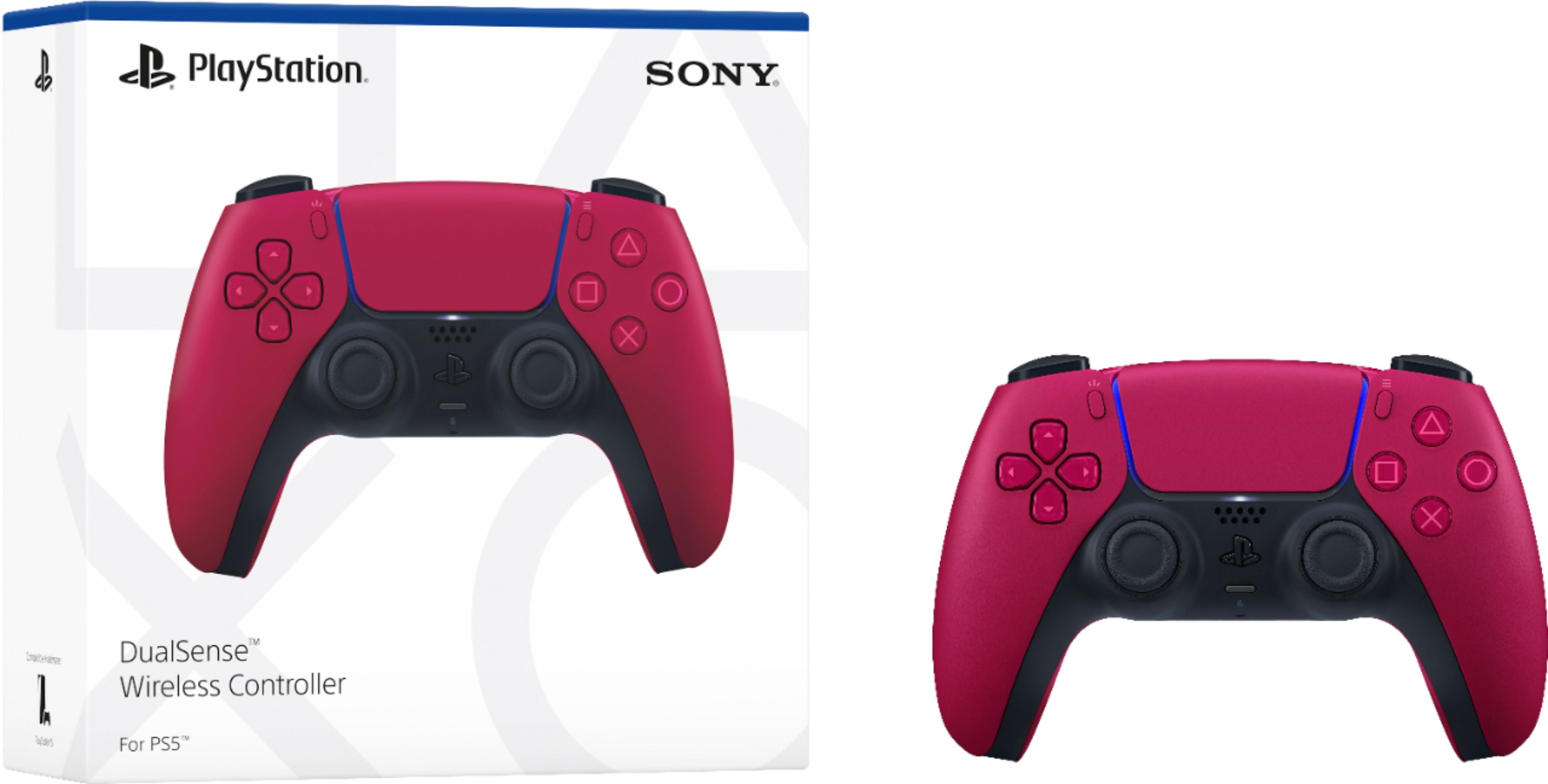 PlayStation 5 DualSense Wireless Controller - Cosmic Red - PS5 PlayStation 5 DualSense Wireless Controller - Cosmic Red - PS5